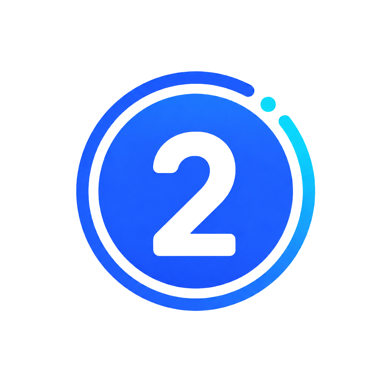 Number 2 icon